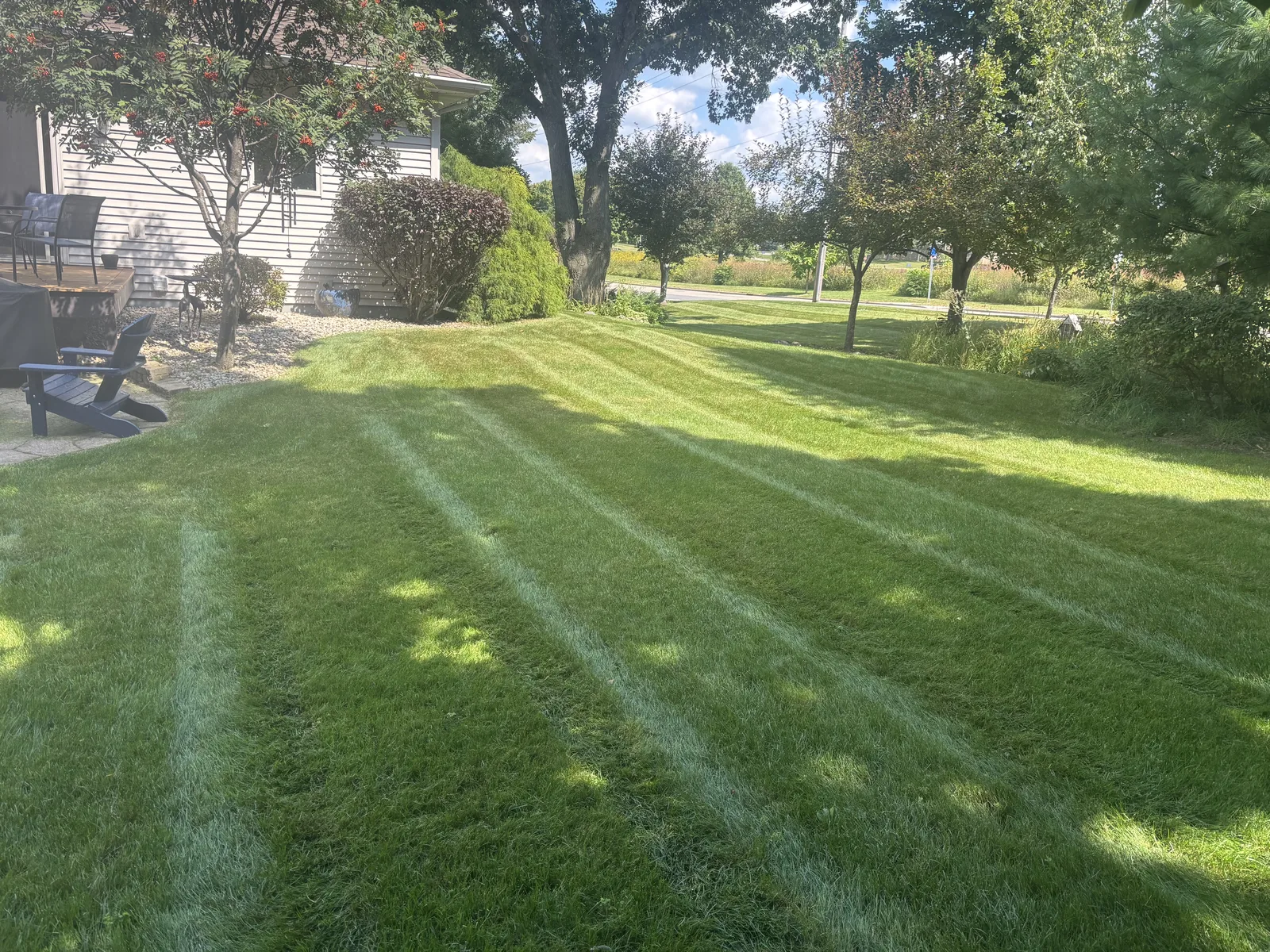 Residential property lawn care